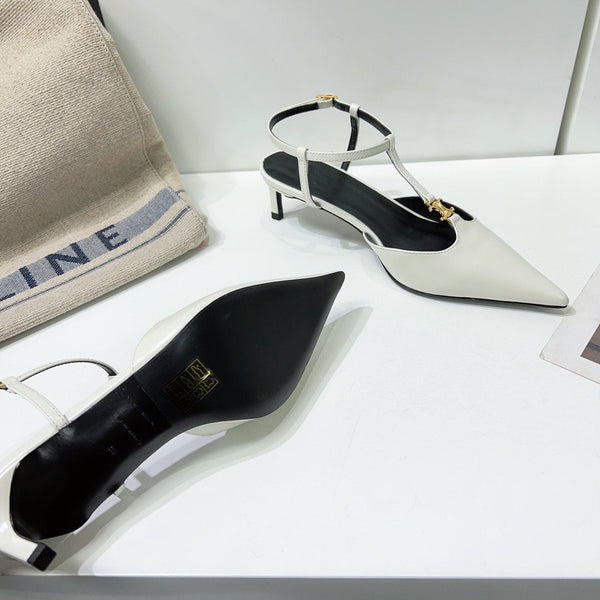 cl kitten t-bar 75 white calfskin