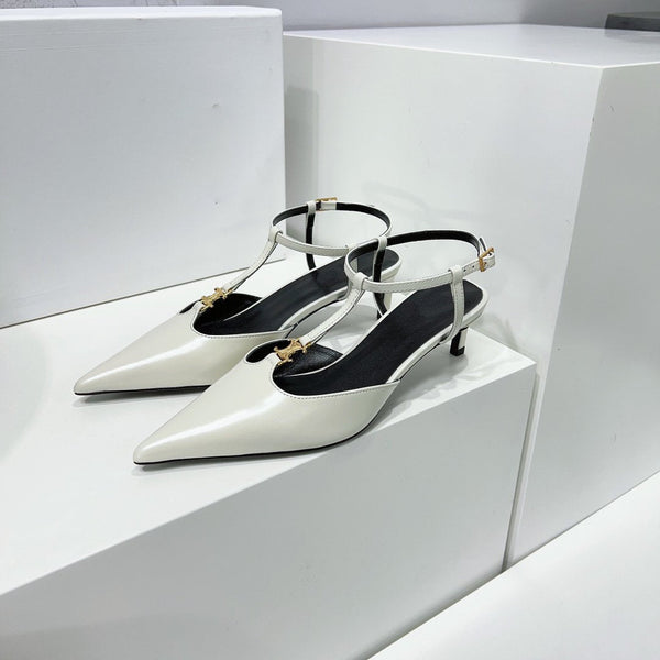 cl kitten t-bar 75 white calfskin