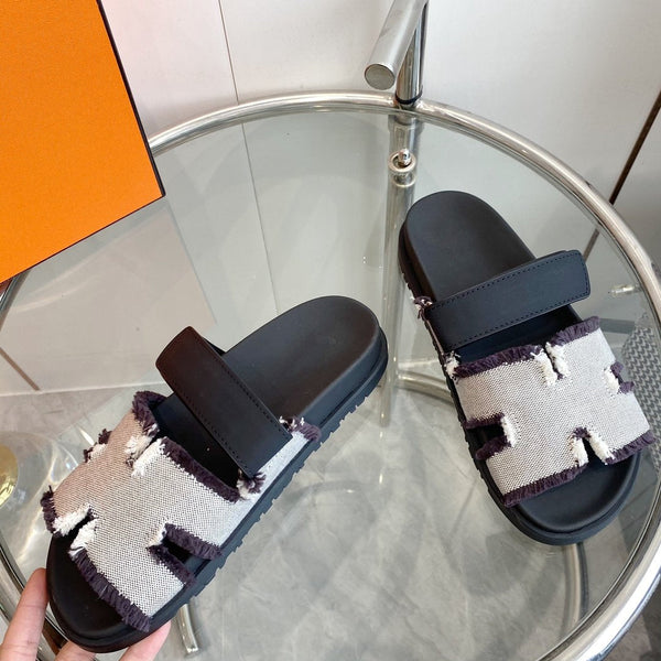 Sandalo Cyprus Techno in pelle nera