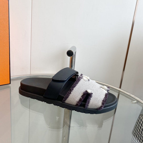 Sandalo Cyprus Techno in pelle nera