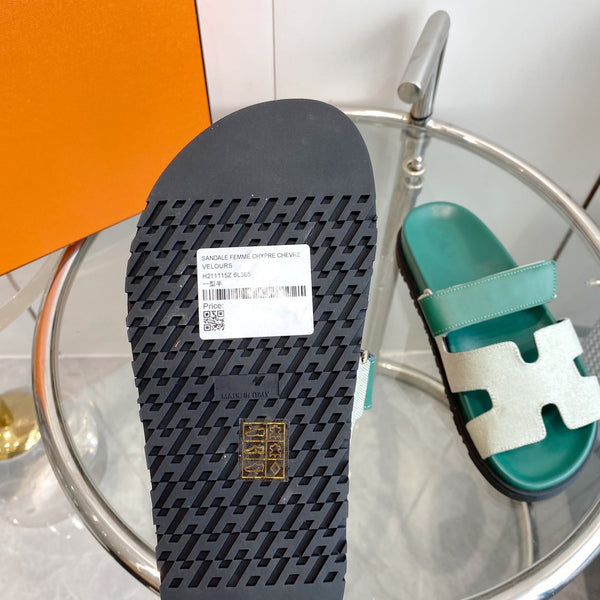 Sandalo in tela di Cipro Tiff Leather