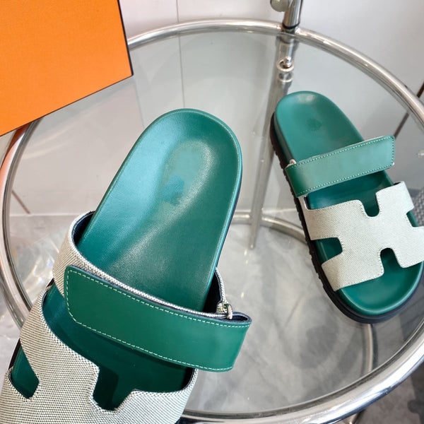 Sandalo in tela di Cipro Tiff Leather