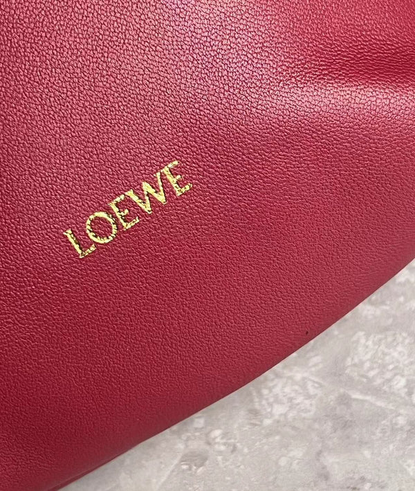 Flamenco Cluth Dark Burgundy Calfskin