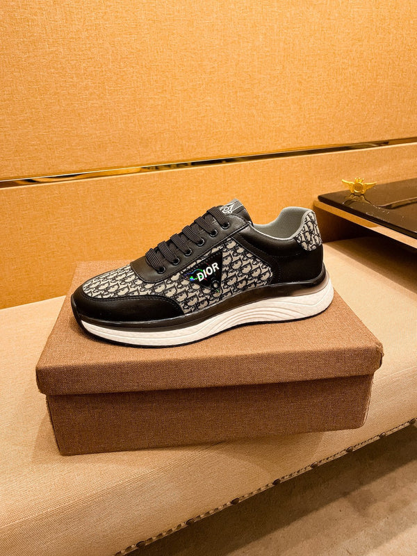 CD SALVATORE FERRAGAMO SNEAKER BLACK JACQUARD