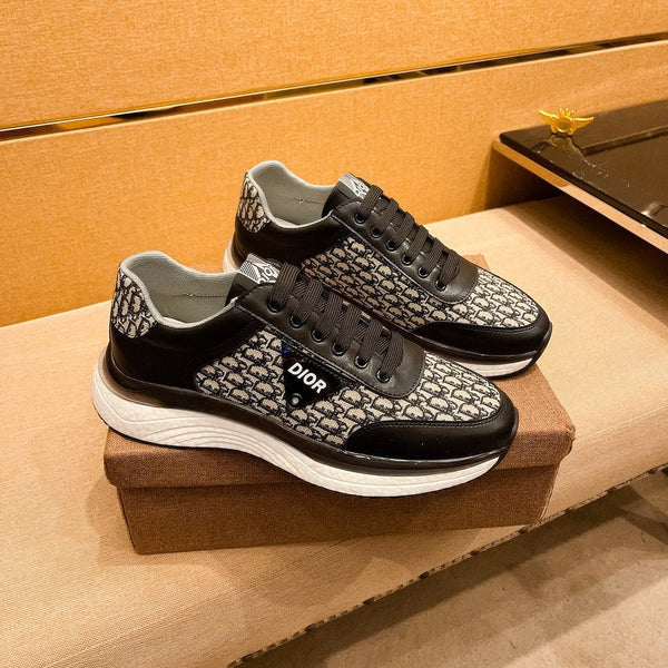 CD SALVATORE FERRAGAMO SNEAKER BLACK JACQUARD