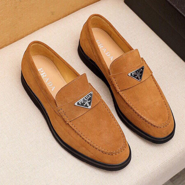PRA LOAFER IN COPPER BROWN SUEDE