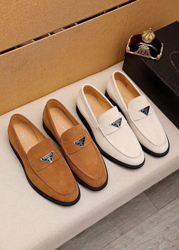 PRA LOAFER IN COPPER BROWN SUEDE