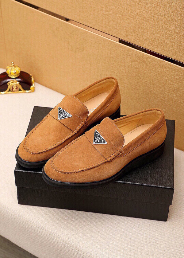 PRA LOAFER IN COPPER BROWN SUEDE