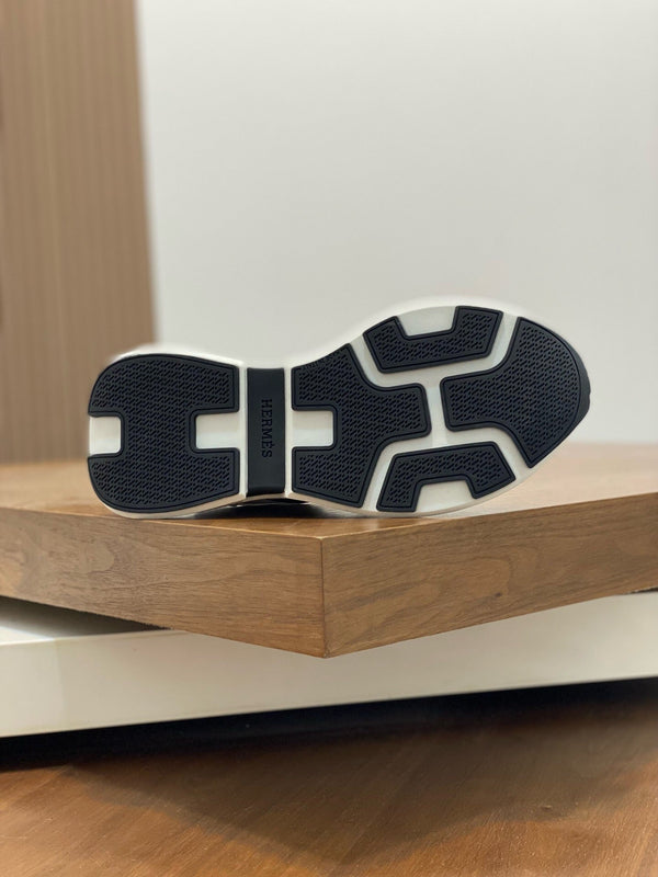 HM HOGAN SNEAKER WHITE CALFSKIN AND SUEDE