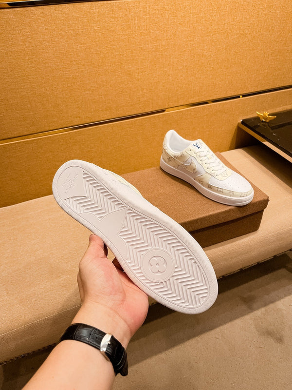 LV AIR FORCE 1 SNEAKER BEIGE CREAM MONOGRAM