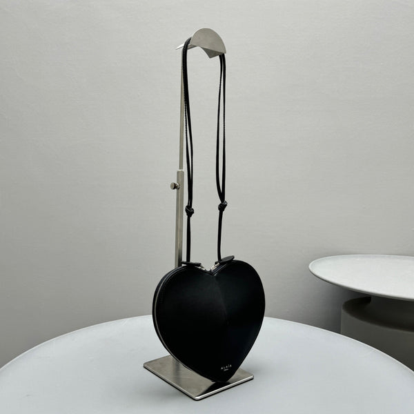 Le Coeur 21cm Black Calfskin Shouder bag