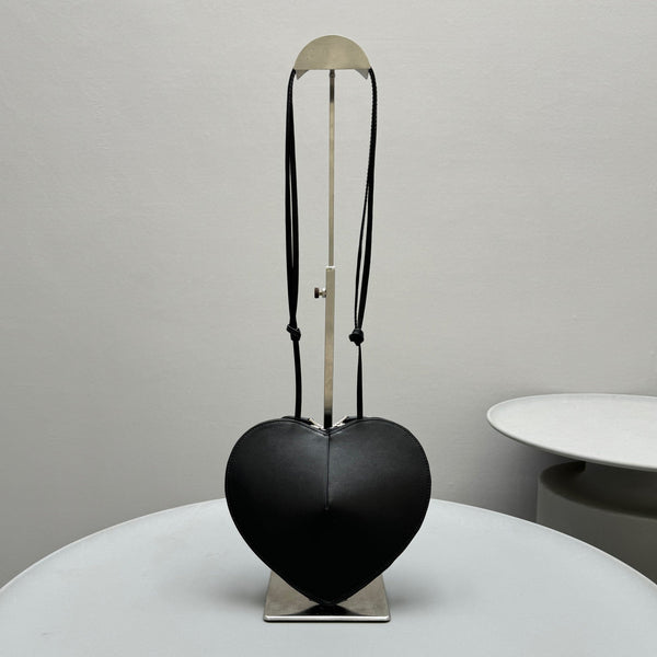 Le Coeur 21cm Black Calfskin Shouder bag