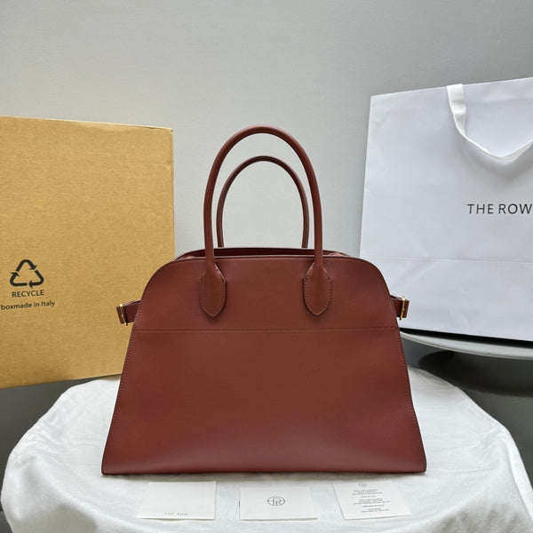 The Row Margaux 15 38cm Tote Bag In Smooth Calfskin