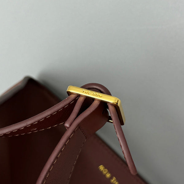 The Row Margaux 15 38cm Tote Bag In Smooth Calfskin