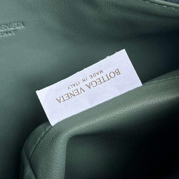 BORSA WALLACE 22 IN PELLE DI VITELLO BLU VERDE