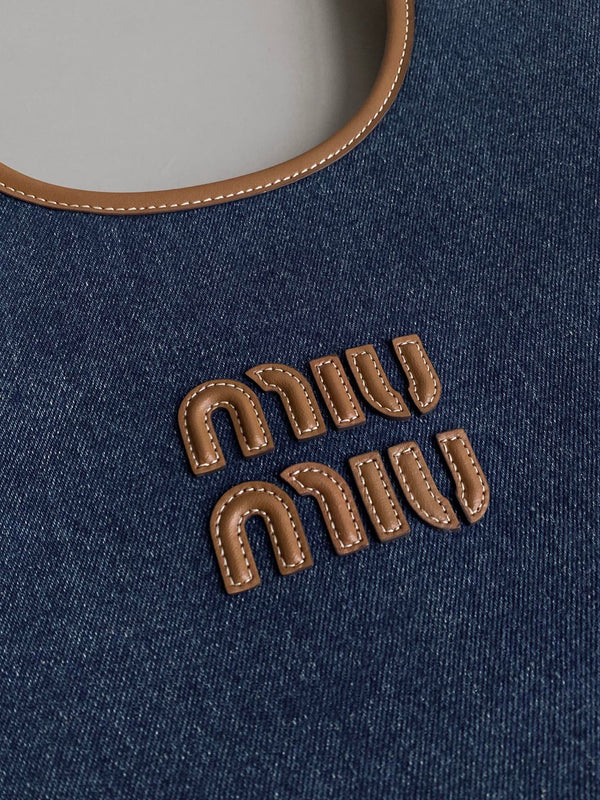 IVY 40 TOTE IN NAVY BLUE DENIM