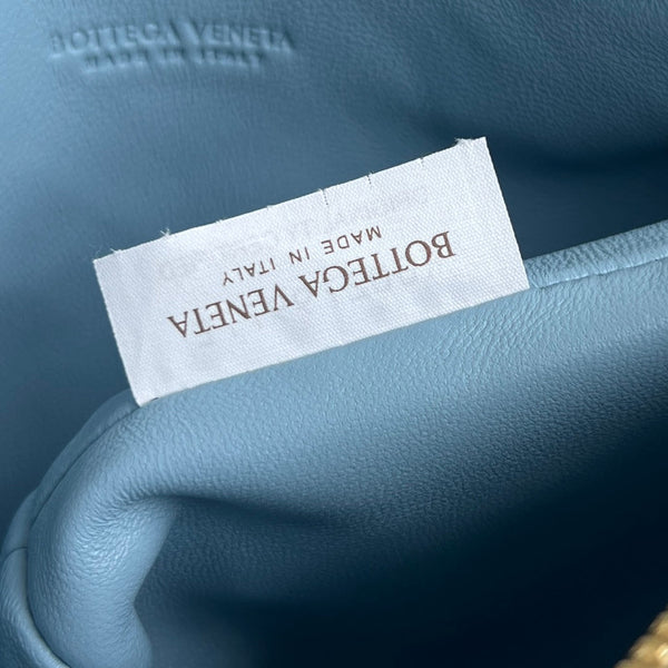 BORSA WALLACE 22 IN PELLE DI VITELLO BLU TIFFANY