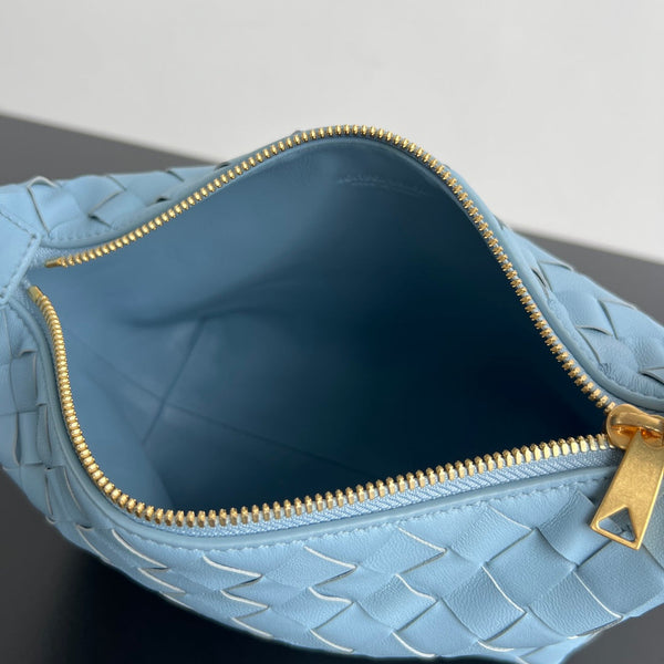 BORSA WALLACE 22 IN PELLE DI VITELLO BLU TIFFANY