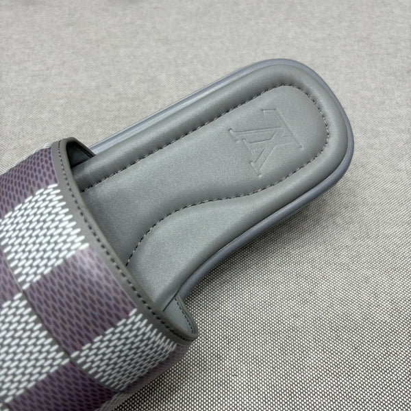 LV VENICE MULE SLIPPERS GRAY DAMIER