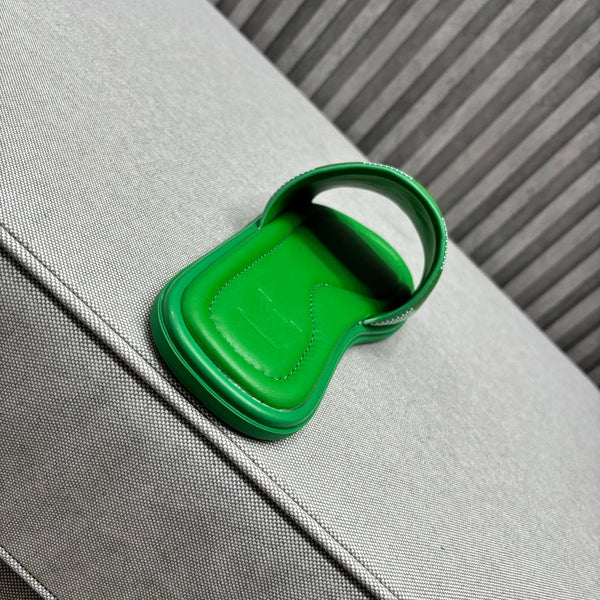 LV VENICE MULE SLIPPERS KELLY GREEN DAMIER