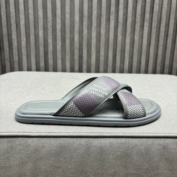 LV VENICE MULE SANDALS GRAY