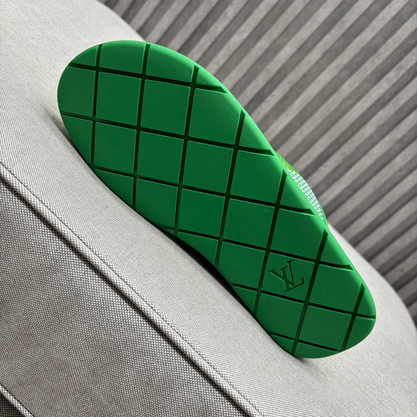 LV VENICE MULE SANDALS KELLY GREEN