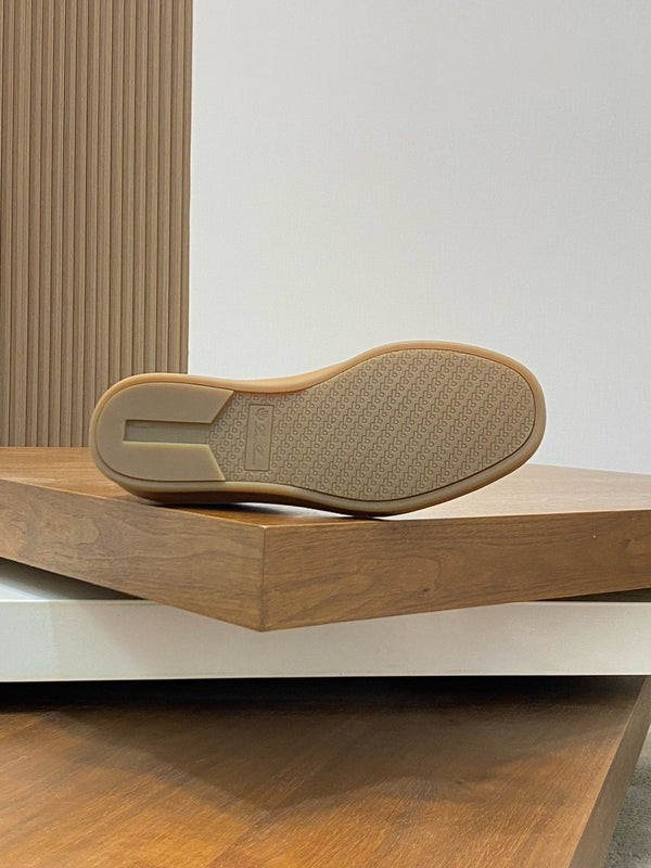 LP 360 TENNIS WALK SNEAKERS LIGHT GRAY MESH CALFSKIN