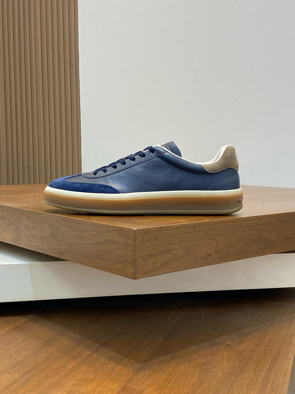 LP 360 TENNIS WALK SNEAKERS NAVY MESH CALFSKIN