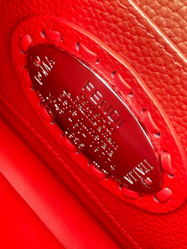 Borsa Peekaboo ISeeU Petite 20 Pelle Rossa Shw