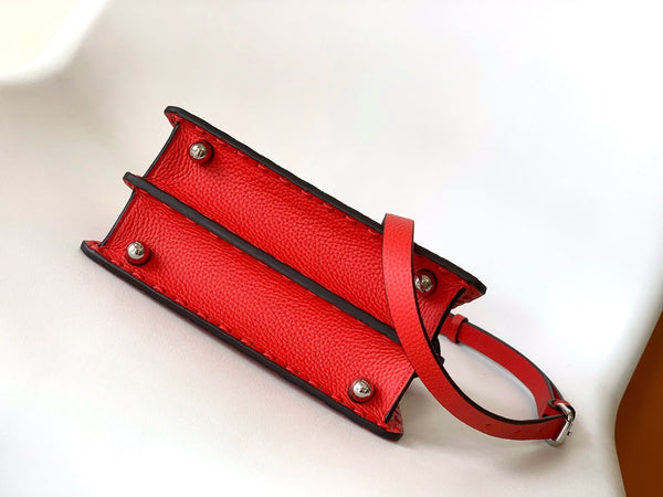 Borsa Peekaboo ISeeU Petite 20 Pelle Rossa Shw