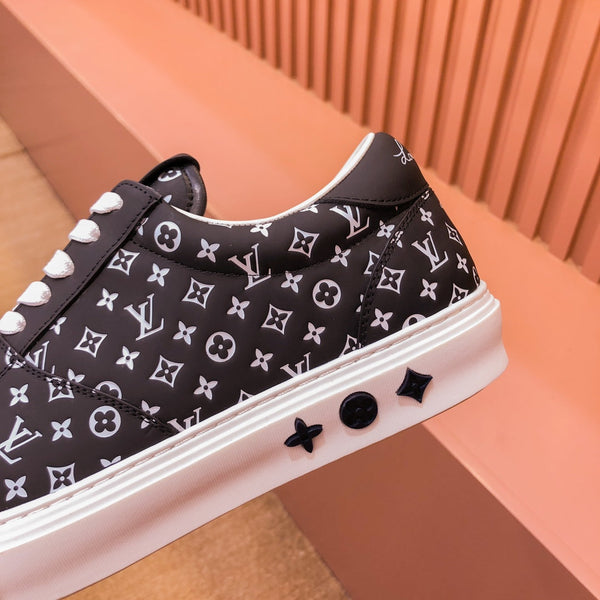 LV TRAINER SNEAKER IN BLACK MONOGRAM CALFSKIN