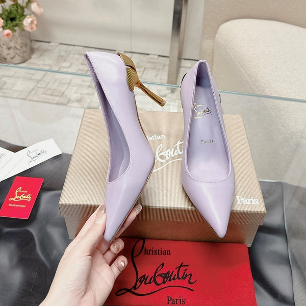 CL 25s Ginko Pumps 85mm Light Purple Cowhide& Sheepskin 446638
