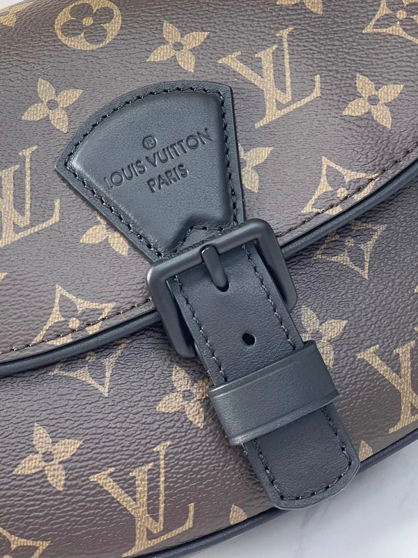 MONTSOURIS MESSENGER PM 20 IN TELA MONOGRAM MARRONE