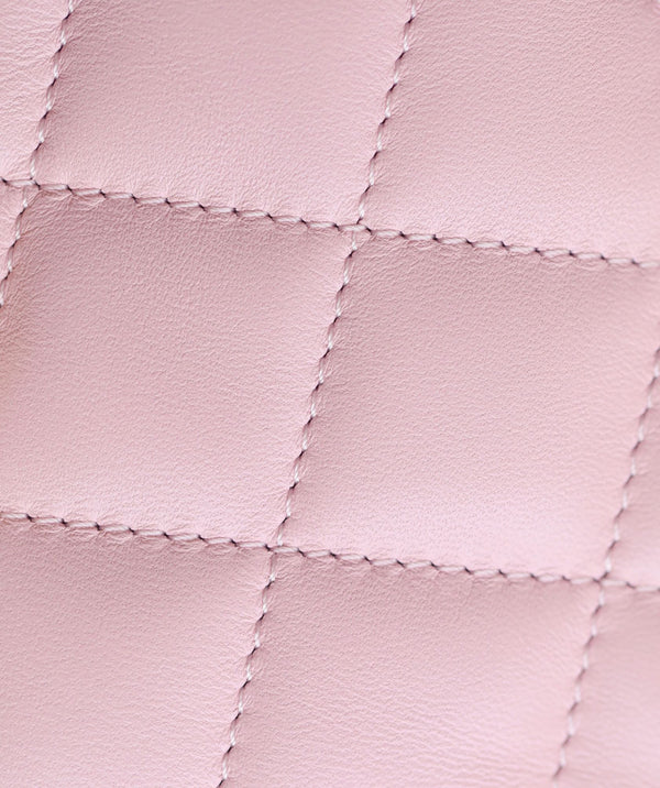 cc 24s flap bag 19cm top handle pink lambskin gold hardware