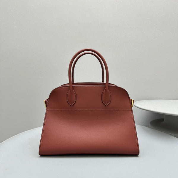 The Row Margaux 12 32cm Tote Bag In Smooth Calfskin