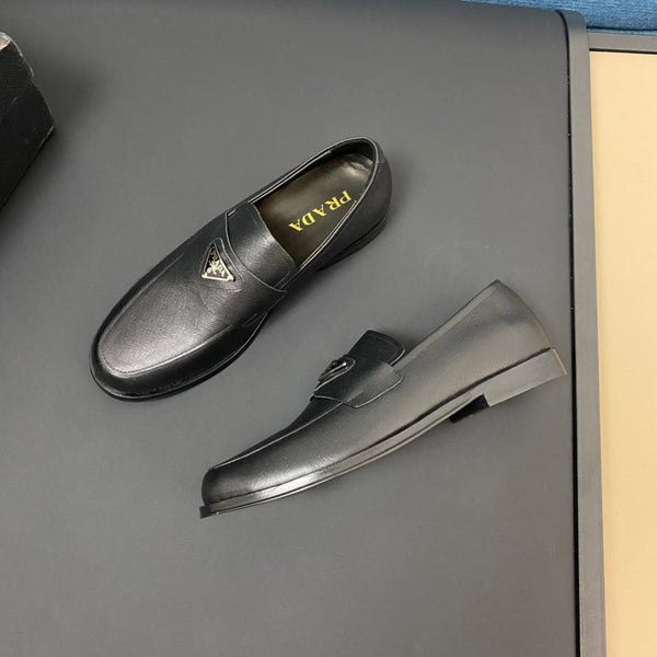 MOCASSINO PRA IN PELLE NERA