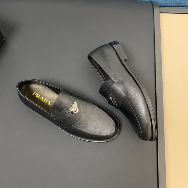 MOCASSINO PRA IN PELLE NERA