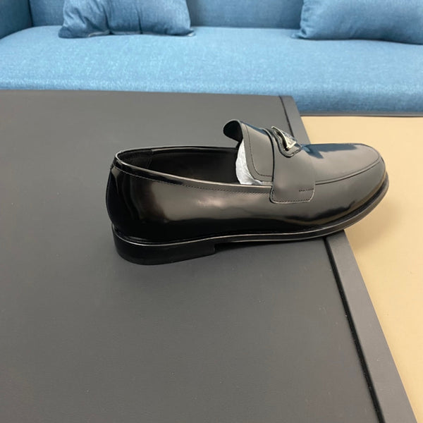 PRA LOAFER IN GLOSSY BLACK LEATHER