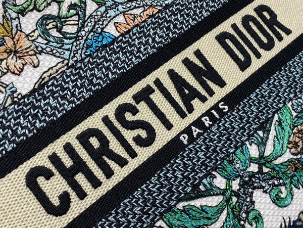 CD Travel Star Green 24 Lady Dior Bag Canvas 336666