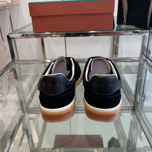 LP TENNIS WALK SNEAKERS BLACK SUEDE