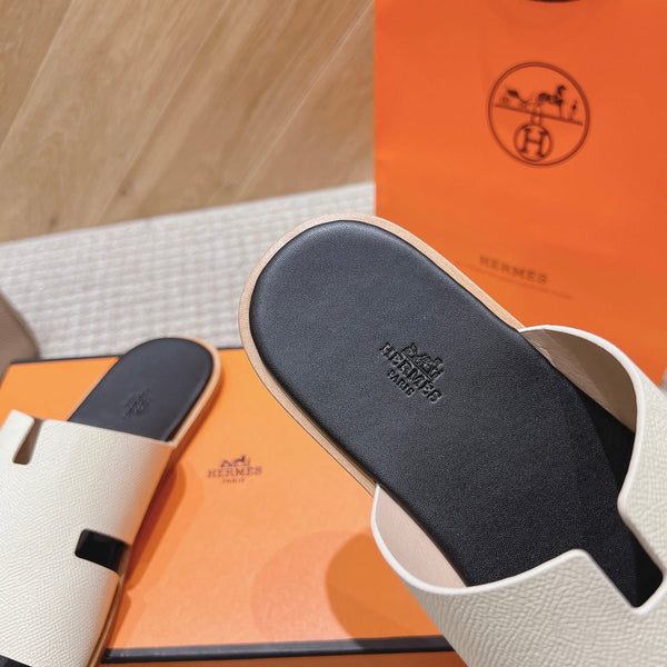 HM Izmir Sandals Ivory Calfskin 294944