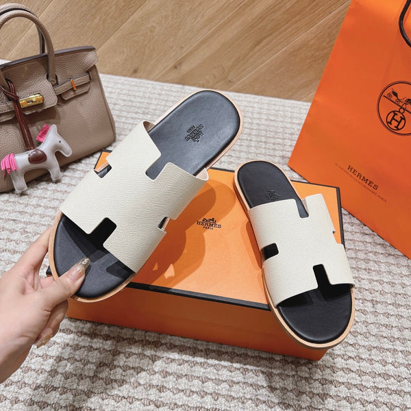 HM Izmir Sandals Ivory Calfskin 294944