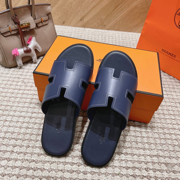 HM Izmir Sandals Indigo Calfskin 294946