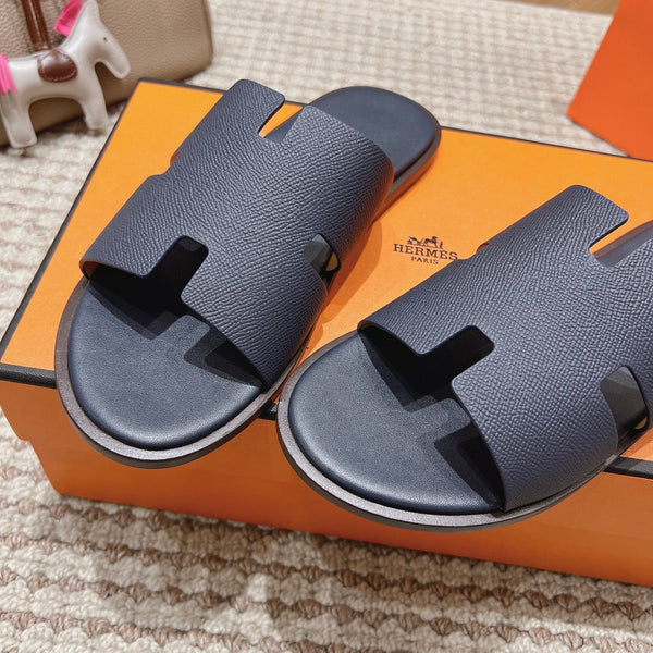 HM Izmir Sandals Navy Blue Lambskin 294943