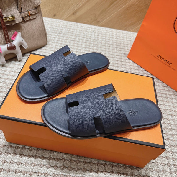 HM Izmir Sandals Navy Blue Lambskin 294943