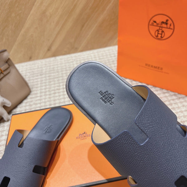 HM Izmir Sandals Navy Blue Lambskin 294943