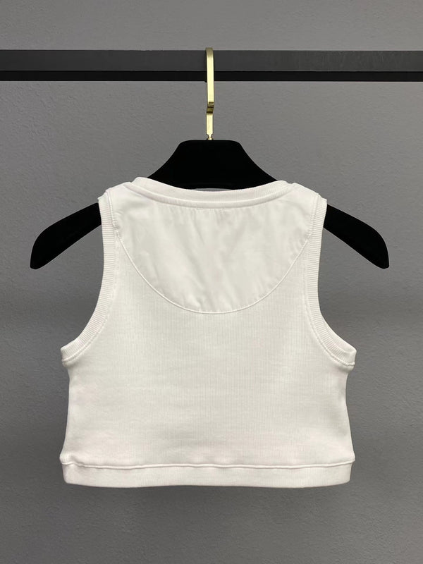 Loew Ribbed Knit Crop Top