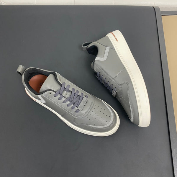 LP NEWPORT 2.0 WALK SNEAKERS LIGHT GRAY CALFSKIN
