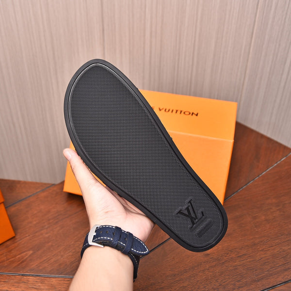 SANDALO LV MULE IN PELLE DI VITELLO GIALLA MIX VIOLA