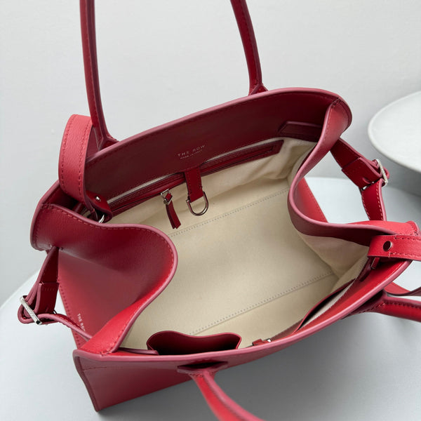 The Row Margaux 12 32cm Tote Bag In Smooth Calfskin